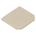 Weidmüller SAK Series Ceramic White End Cover for Use with DIN Rail Terminal Blocks 9502630000