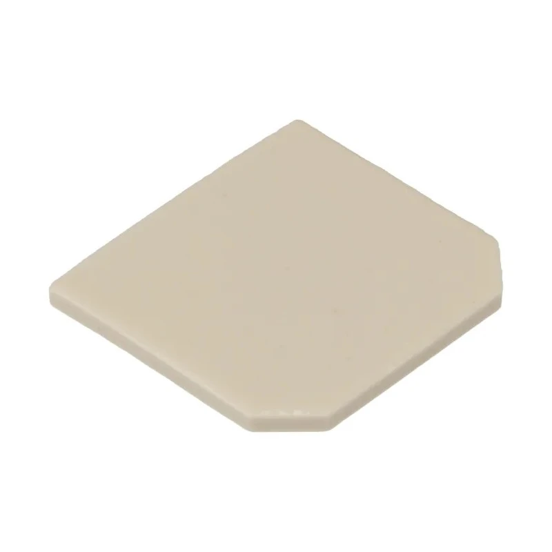 Weidmüller SAK Series Ceramic White End Cover for Use with DIN Rail Terminal Blocks 9502630000