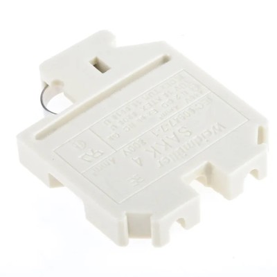 Weidmüller SAKK Series Modular Terminal Block Brown, 4mm², 1-Level, Screw Termination, 800V, 41A Current 9502600000