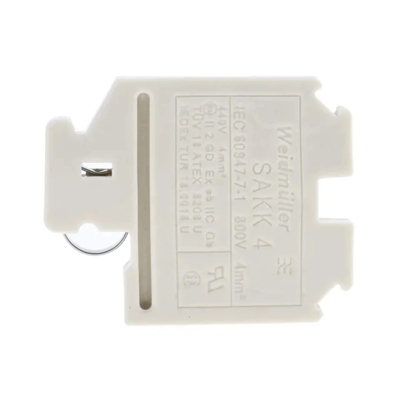 Weidmüller SAKK Series Modular Terminal Block Brown, 4mm², 1-Level, Screw Termination, 800V, 41A Current 9502600000