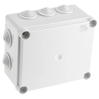 ABB Grey Thermoplastic Junction Box IP55 77 mm x 160 mm x 135 mm 1SL0824A00