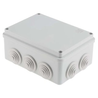 ABB Grey Thermoplastic Junction Box IP55 153 mm x 110 mm x 66 mm 00822 M008220000