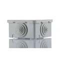 ABB Grey Thermoplastic Polyamide 66 Halogen Free Junction Box IP44 65mm x 65mm x 32mm 00808 M008080000