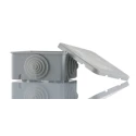 ABB Grey Thermoplastic Polyamide 66 Halogen Free Junction Box IP44 65mm x 65mm x 32mm 00808 M008080000