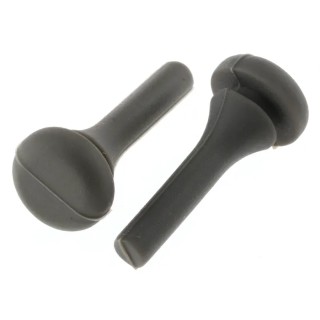 Essentra Anti-Vibration Mount Bump Stop Screw Mount Rubber Foot Black 23.3 mm H BPM-1 GREY