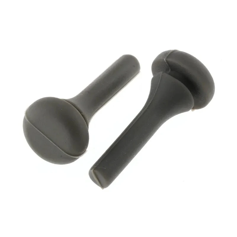 Essentra Anti-Vibration Mount Bump Stop Screw Mount Rubber Foot Black 23.3 mm H BPM-1 GREY