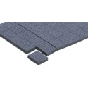 Essentra Square Polyethylene Non-Slip Pad 12.7mm Width x 12.7mm Length ASPS-8-125