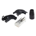 Hirose TM11P Series Shielded Right Angle RJ45 Connector Male Cable Cat3 1 Port 8 Way TM11APA-88P(03)