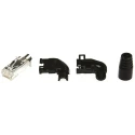 Hirose TM11P Series Shielded Right Angle RJ45 Connector Male Cable Cat3 1 Port 8 Way TM11APA-88P(03)