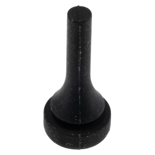 Essentra Anti-Vibration Mount Bump Stop Screw Mount Rubber, Black Foot, 24.5 mm Height BPM-2 BLACK