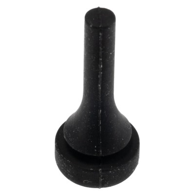 Essentra Anti-Vibration Mount Bump Stop Screw Mount Rubber, Black Foot, 24.5 mm Height BPM-2 BLACK