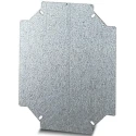 ABB Aluminium Grey Base Plate 215mm Width for Use with 12814 Box 12846 M128460000