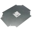 ABB Aluminium Plated Base Plate 215mm Width Slotted Mounting Plate for Use with 12812 Box 12845 M128450000