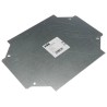 ABB Aluminium Plated Base Plate 215mm Width Slotted Mounting Plate for Use with 12812 Box 12845 M128450000