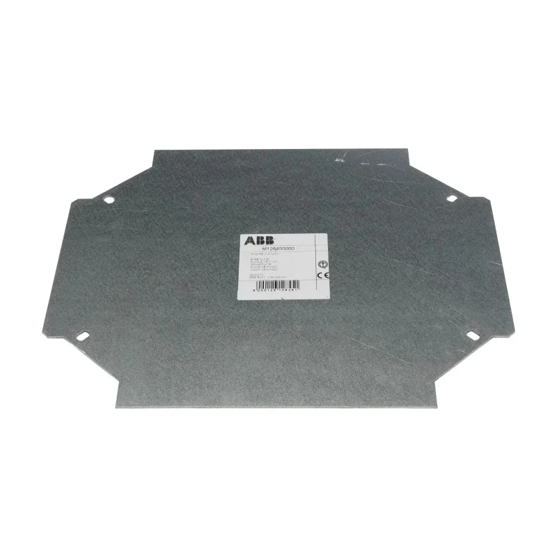 ABB Aluminium Plated Base Plate 215mm Width Slotted Mounting Plate for Use with 12812 Box 12845 M128450000