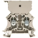 Weidmüller Brown 1-Level Fused DIN Rail Terminal, 6.3A, 500V, Screw Termination, WSI Series 1014000000
