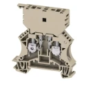 Weidmüller Brown 1-Level Fused DIN Rail Terminal, 6.3A, 500V, Screw Termination, WSI Series 1014000000