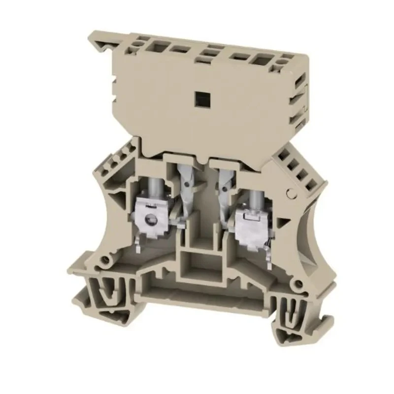 Weidmüller Brown 1-Level Fused DIN Rail Terminal, 6.3A, 500V, Screw Termination, WSI Series 1014000000