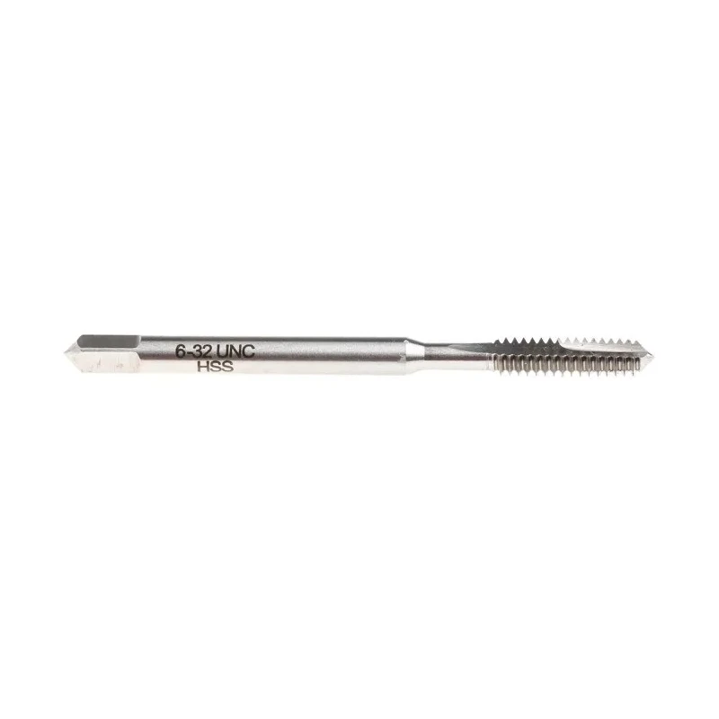 RS PRO Threading Tap, 6-32 UNC Spiral Point Machine Tap, HSS, Blue Stream Tempered, 50mm Length, Shank Diameter 455-974