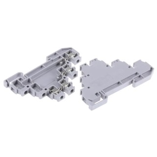 Entrelec SNA Series 3-Level Grey DIN Rail Terminal Block Screw Clamp 2.5mm² 380V AC 22A 1SNA115542R1200