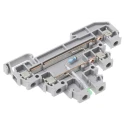 Entrelec SNA Series DIN Rail Terminal Block Green, 2-Level, Screw Clamp, 2.5mm² Cable CSA, 380V ac, 22A 1SNA115547R1700