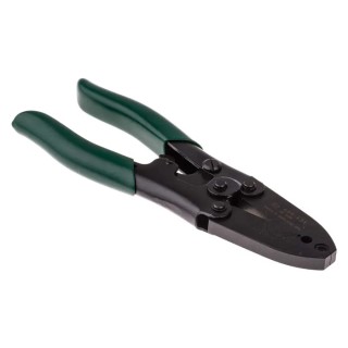 RS PRO Professional Manual Crimp Tool for Coaxial Connector 220mm Adjustable Ratchet 456-431