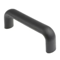 RS PRO Matt Black Plastic Arch Shape Handle 58 mm Height, 29 mm Width, 168 mm Length 456-513