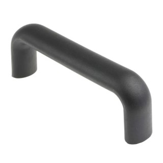 RS PRO Matt Black Plastic Arch Shape Handle 58 mm Height, 29 mm Width, 168 mm Length 456-513