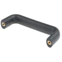 RS PRO Matt Black Plastic Arch Shape Handle 58 mm Height, 29 mm Width, 168 mm Length 456-513