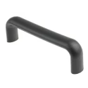 RS PRO Matt Black Plastic Arch Shape Handle 58 mm Height, 29 mm Width, 197 mm Length 456-523