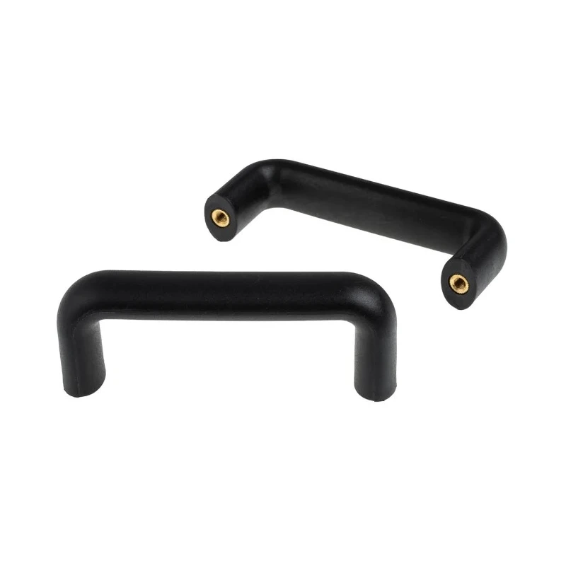 RS PRO Matt Black Plastic Arch Shape Handle 50 mm Height, 25 mm Width, 137 mm Length 456-563