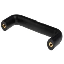 RS PRO Matt Black Plastic Arch Shape Handle 50 mm Height, 25 mm Width, 137 mm Length 456-563