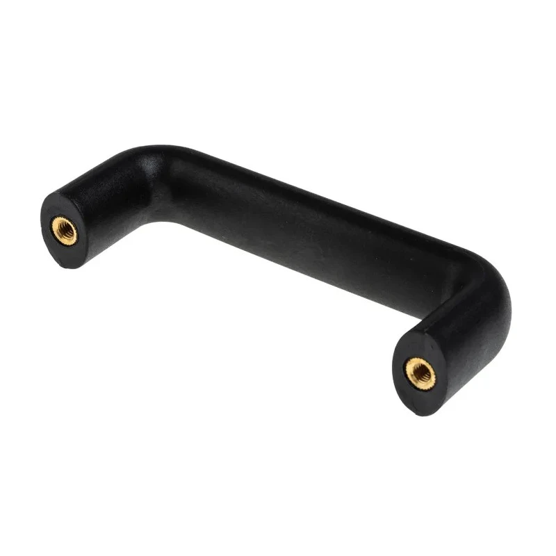 RS PRO Matt Black Plastic Arch Shape Handle 50 mm Height, 25 mm Width, 137 mm Length 456-563