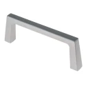 RS PRO Matt Silver Aluminium Arch Shape Handle 50 mm Height, 14.5 mm Width, 140 mm Length 456-539