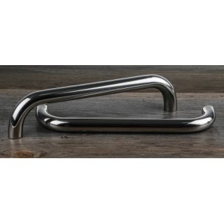 RS PRO Electro Polished Silver Stainless Steel Arch Shape Handle 75 mm Height, 25 mm Width, 325 mm Length 456-541