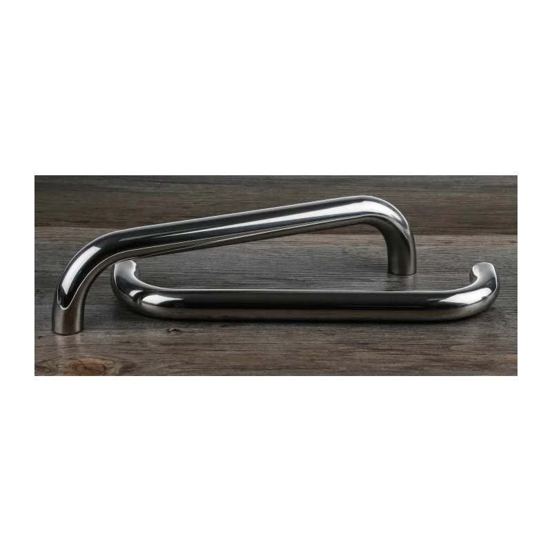 RS PRO Electro Polished Silver Stainless Steel Arch Shape Handle 75 mm Height, 25 mm Width, 325 mm Length 456-541
