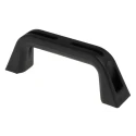 RS PRO Matt Black Plastic Arch Shape Handle 28 mm Height, 22 mm Width, 112 mm Length 456-589