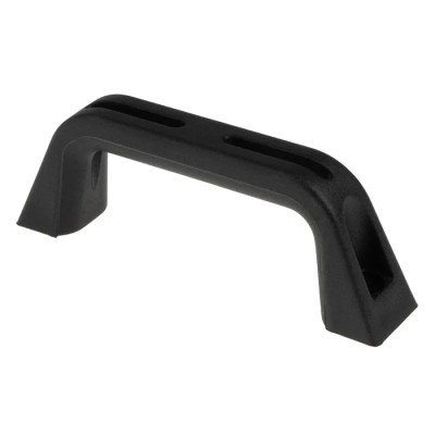 RS PRO Matt Black Plastic Arch Shape Handle 28 mm Height, 22 mm Width, 112 mm Length 456-589