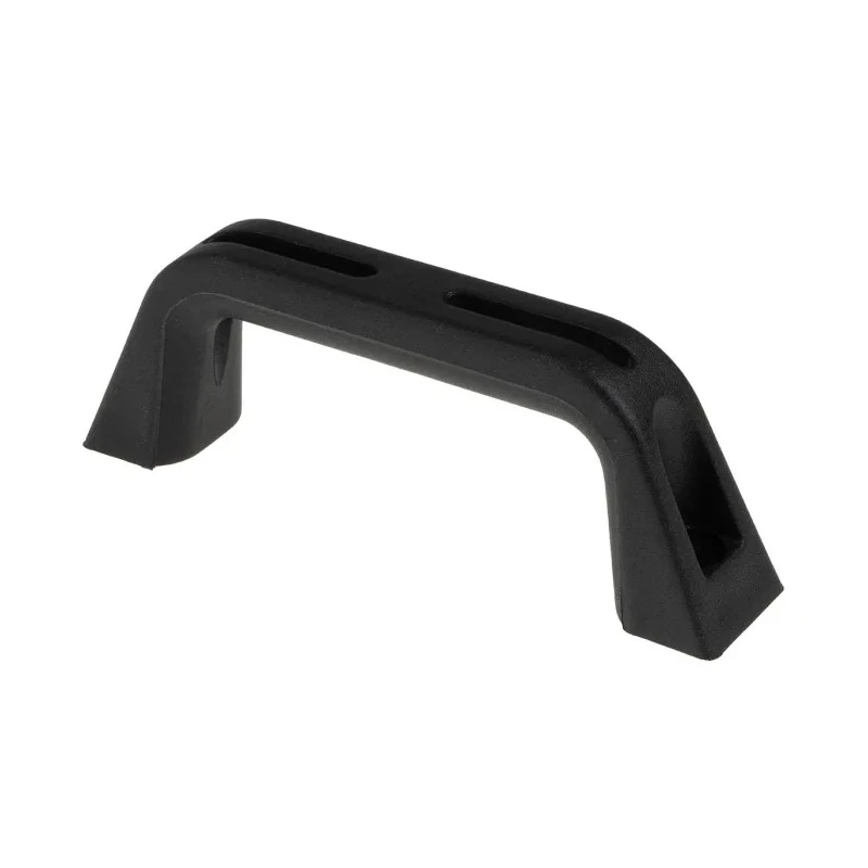 RS PRO Matt Black Plastic Arch Shape Handle 28 mm Height, 22 mm Width, 112 mm Length 456-589