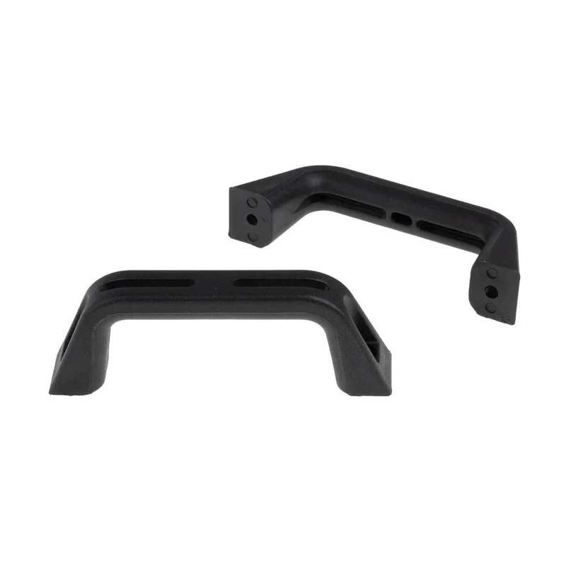 RS PRO Matt Black Plastic Arch Shape Handle 28 mm Height, 22 mm Width, 112 mm Length 456-589