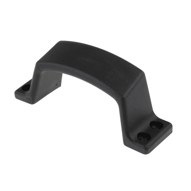 RS PRO Matt Black Glass-Filled Nylon Arch Shape Plastic Handle 64 mm Height, 42 mm Width, 164 mm Length 456-545