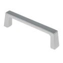 RS PRO Matt Silver Aluminium Handle 40 mm Height, 19 mm Width, 148 mm Length 456-573
