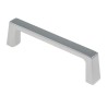 RS PRO Matt Silver Aluminium Handle 40 mm Height, 19 mm Width, 148 mm Length 456-573