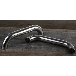 RS PRO Electro Polished Silver Stainless Steel Arch Shape Drawer Handle 60 mm Height, 25 mm Width, 220 mm Length 456-567