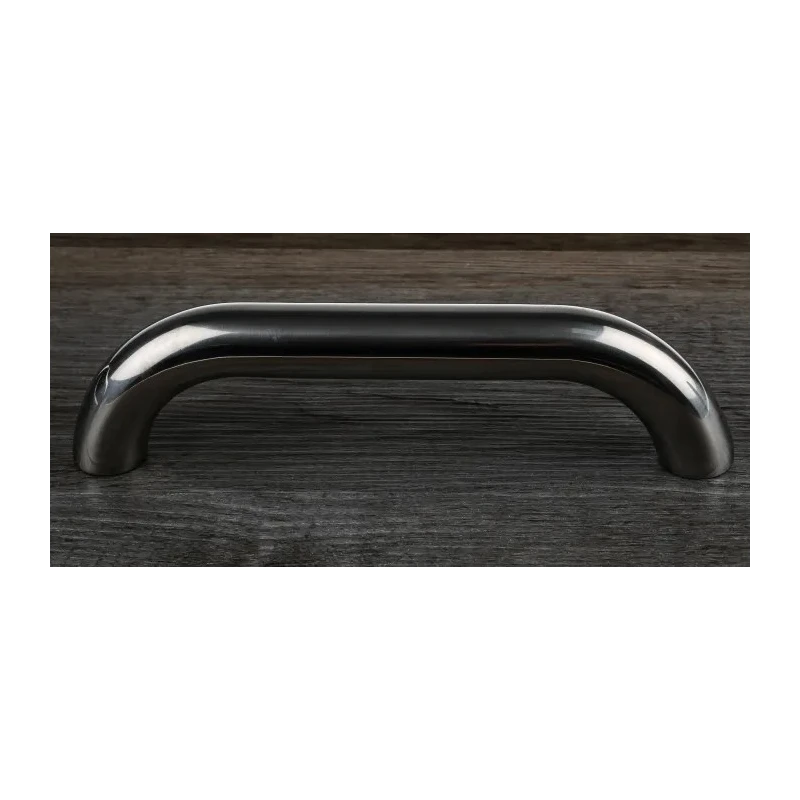 RS PRO Electro Polished Silver Stainless Steel Arch Shape Drawer Handle 60 mm Height, 25 mm Width, 220 mm Length 456-567