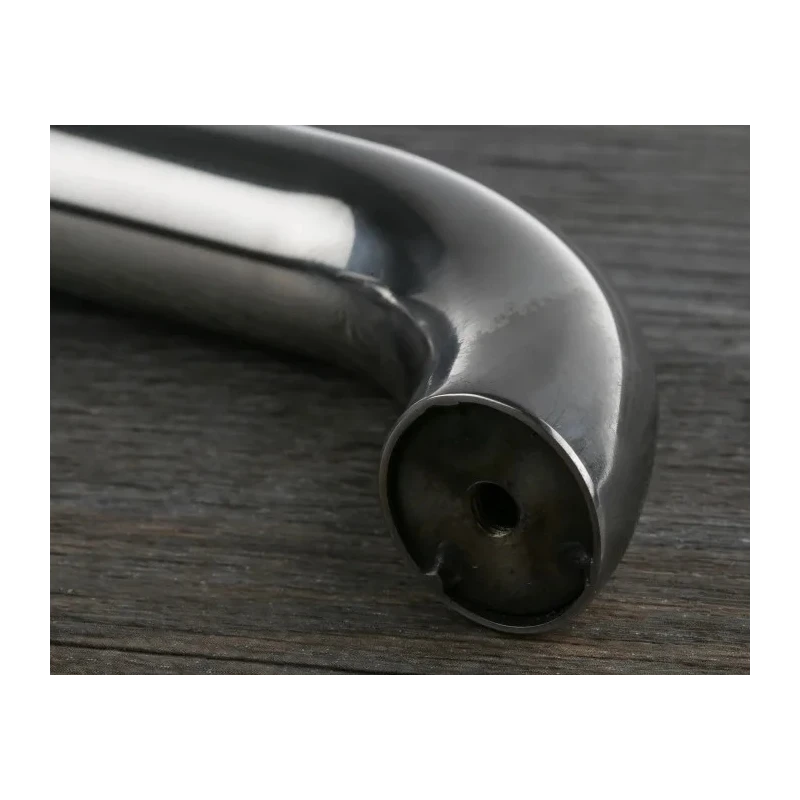 RS PRO Electro Polished Silver Stainless Steel Arch Shape Drawer Handle 60 mm Height, 25 mm Width, 220 mm Length 456-567