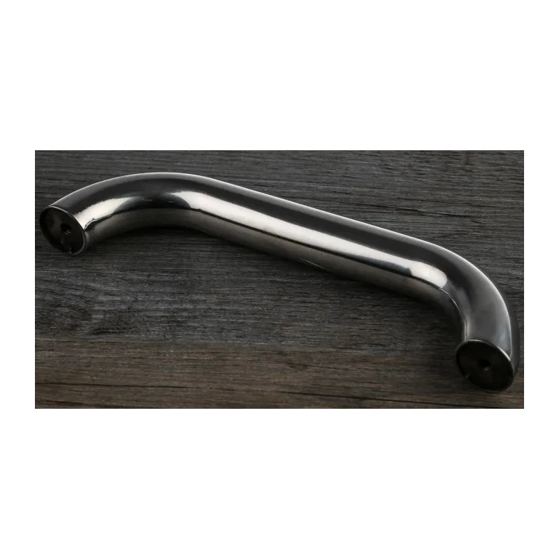 RS PRO Electro Polished Silver Stainless Steel Arch Shape Drawer Handle 60 mm Height, 25 mm Width, 220 mm Length 456-567