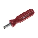 RS PRO Hexagon Nut Driver 1/4 in Tip 24 mm Blade 120 mm Overall Plastic Handle Low Carbon Steel Blade 456-911