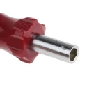 RS PRO Hexagon Nut Driver 1/4 in Tip 24 mm Blade 120 mm Overall Plastic Handle Low Carbon Steel Blade 456-911