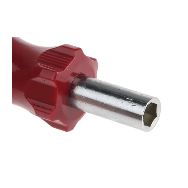 RS PRO Hexagon Nut Driver 1/4 in Tip 24 mm Blade 120 mm Overall Plastic Handle Low Carbon Steel Blade 456-911